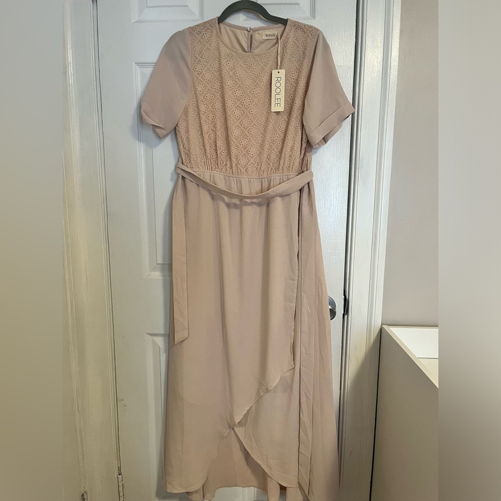 NWT Roolee light pink Maxi Dress